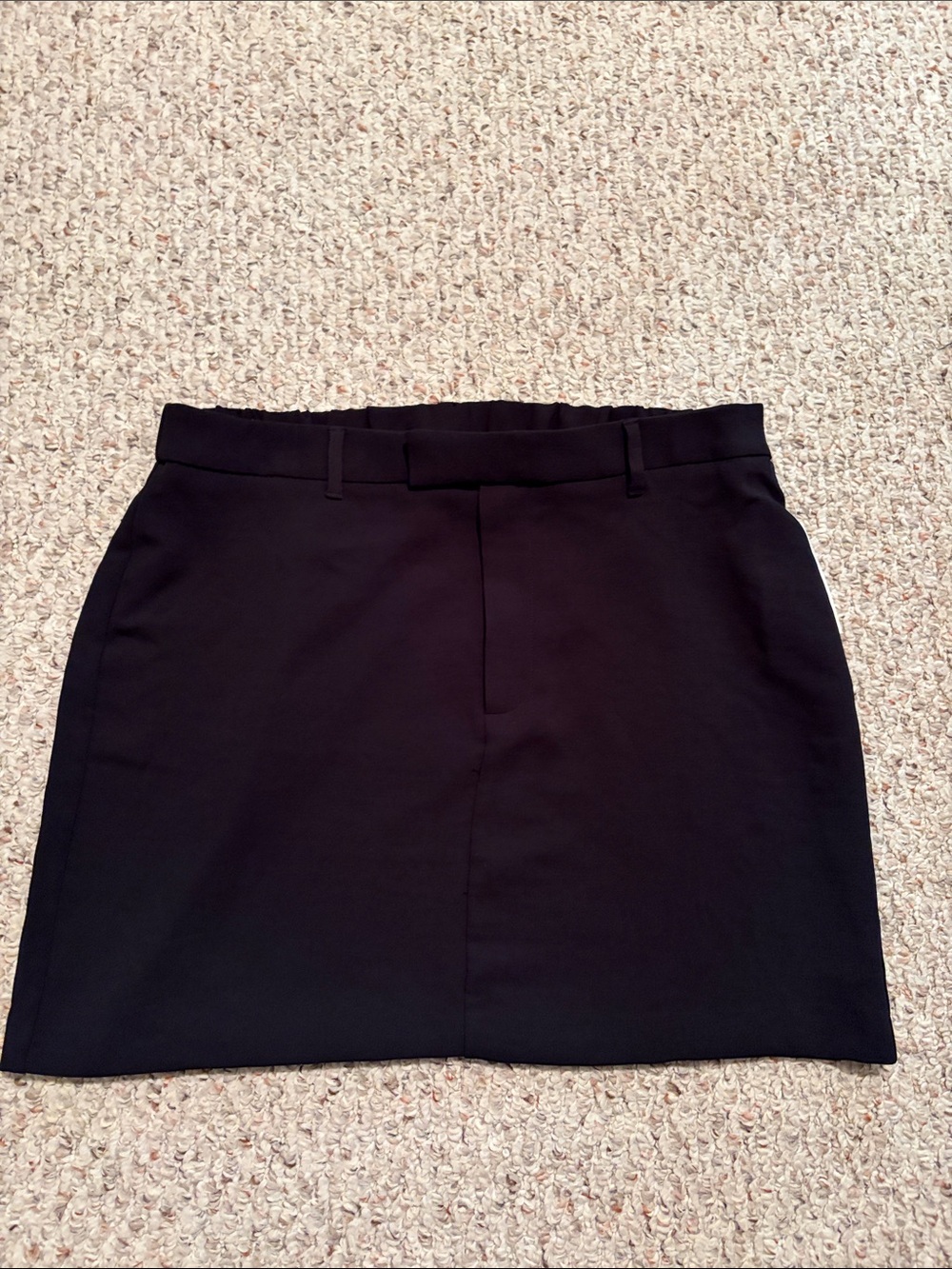 a new day Black Mini Skirt with Belt Loops